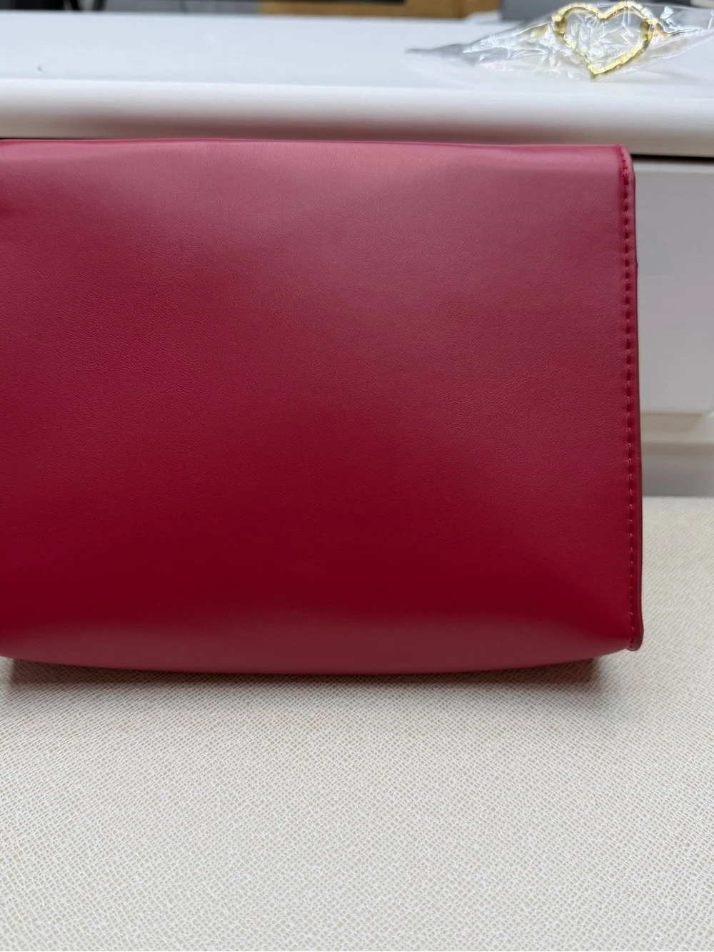 Yves Saint Laurent Red Cosmetic Pouch